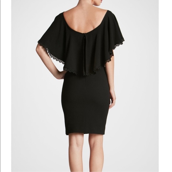 Frank Lyman Design Black Vneck Dress Size 10 NWT Brand New - Picture 2 of 12